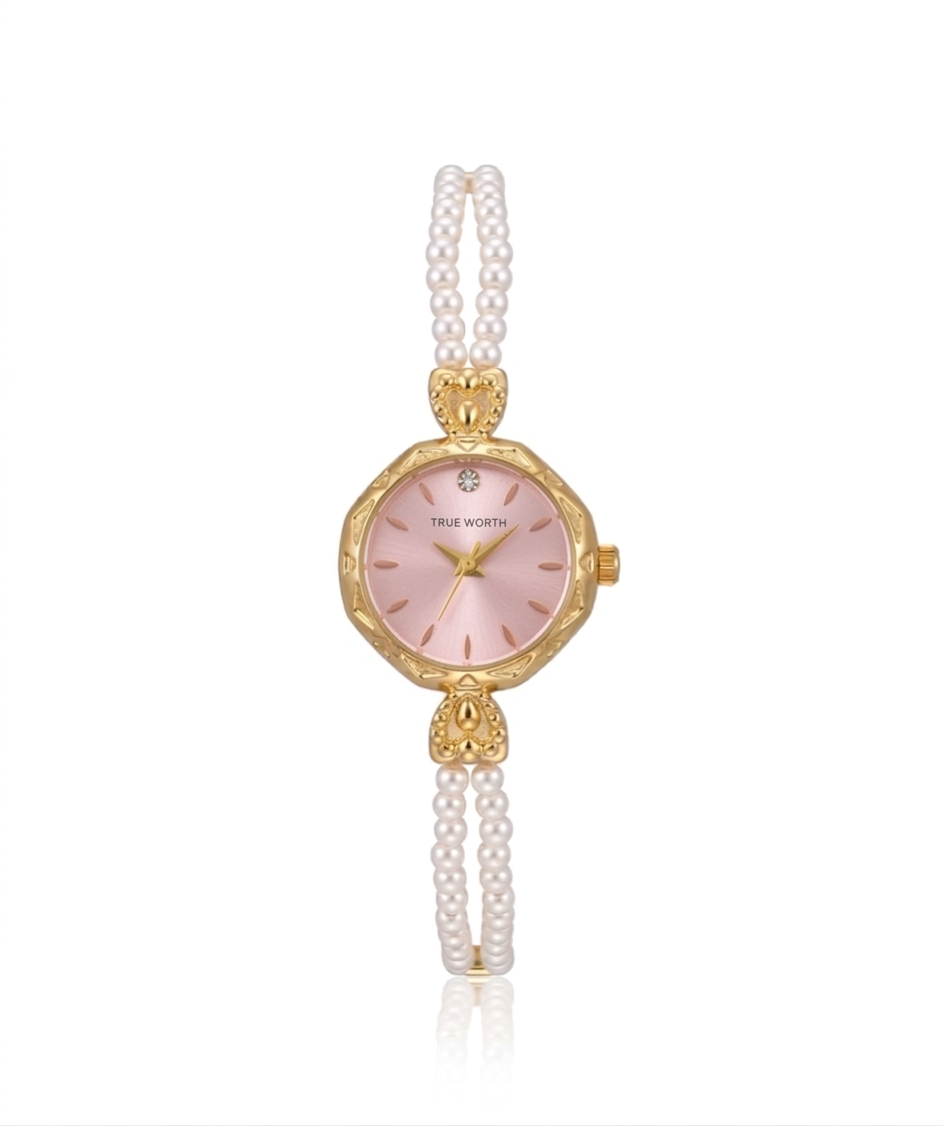 ✨Exclusive Classic Stainless Steel Pearl Watch✨