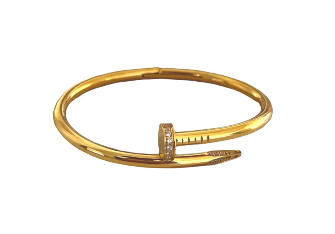 Crystal Nail cuff bracelet
