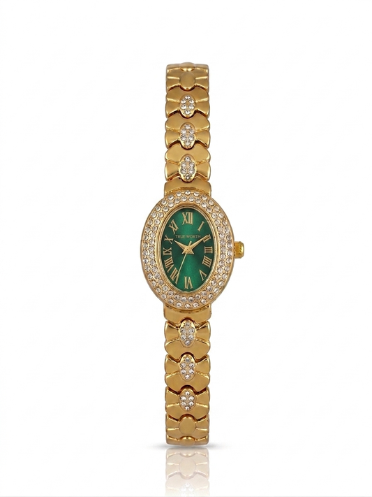 ✨ Zirconium Studded Classic OVAL True worth Watch ✨