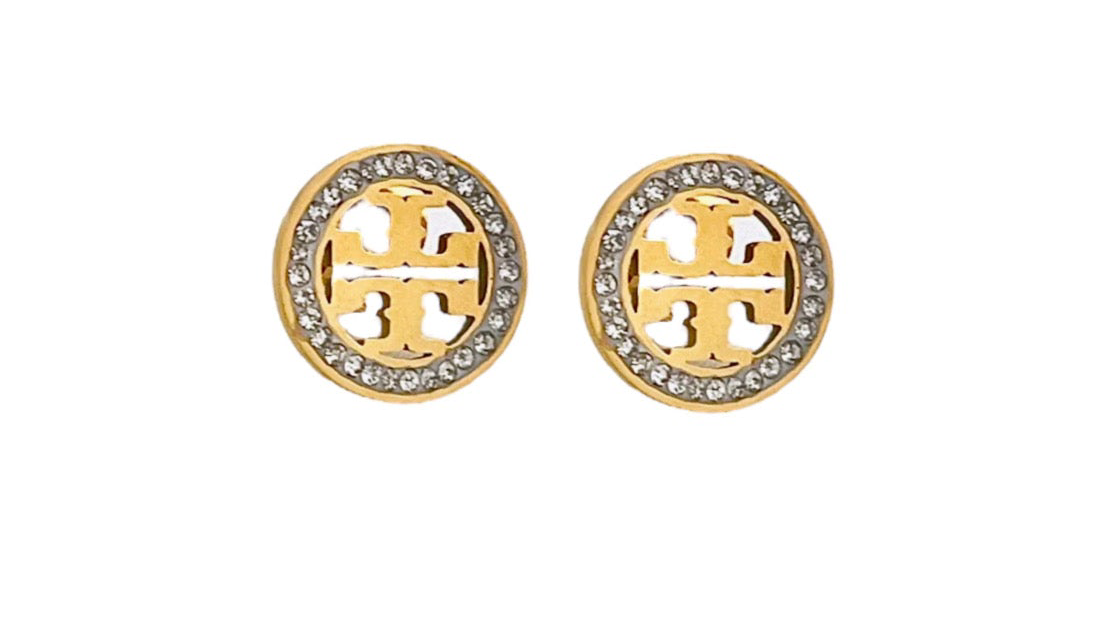 Diamanté Stud Earrings