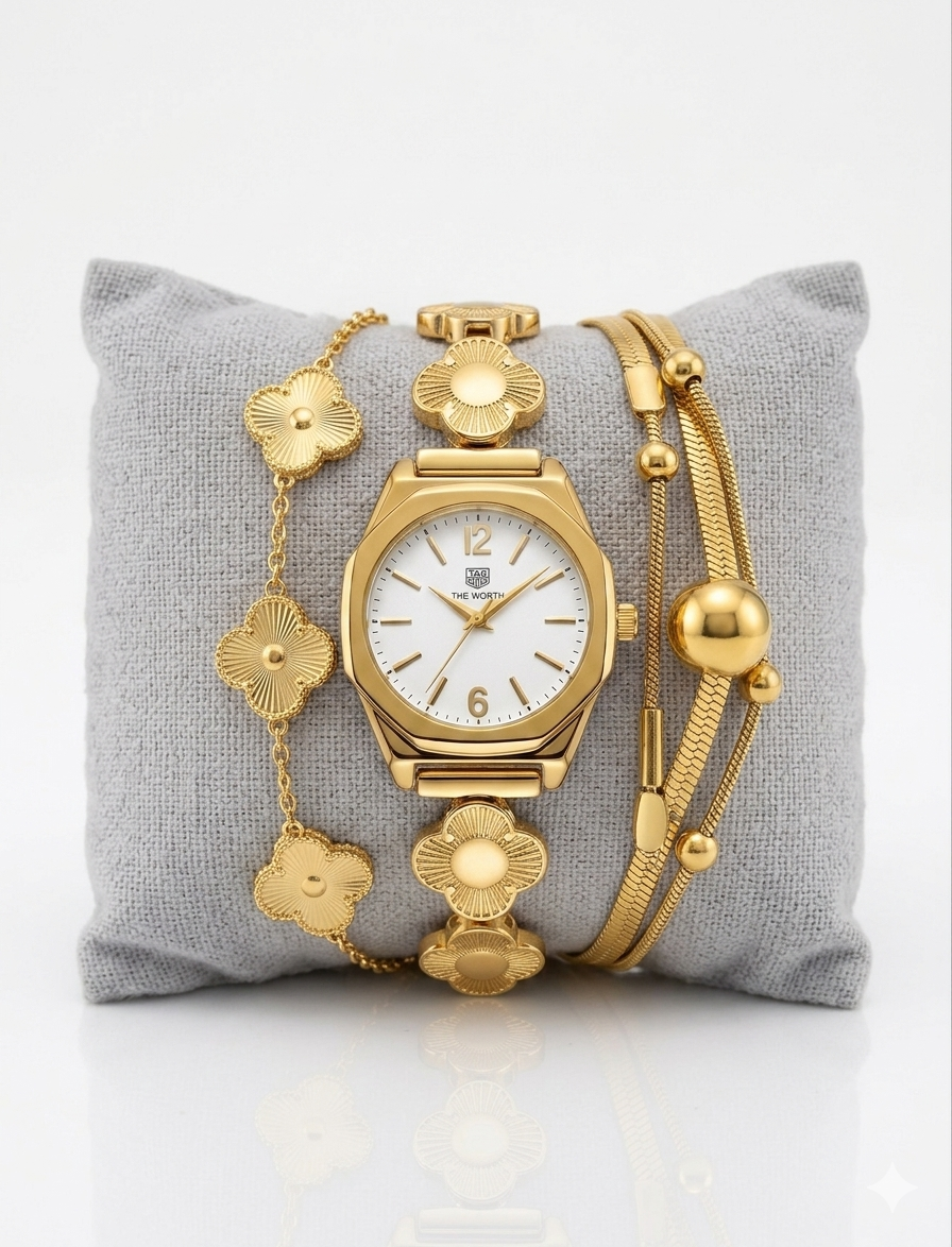 ✨Exclusive Gold Clovie Perpetual Stack ✨