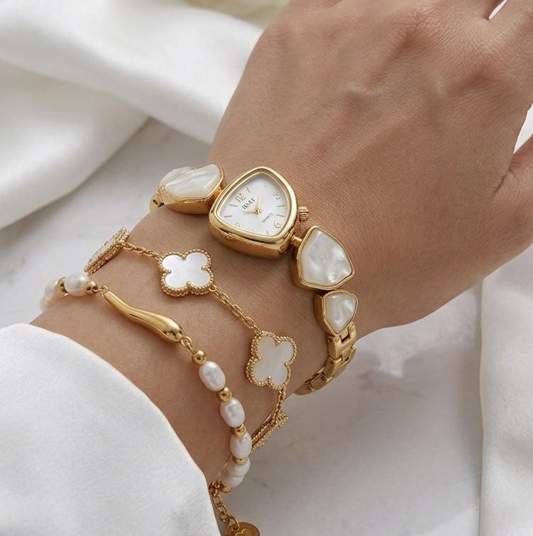 ✨Mother of Pearl Gold Dream Stack ✨