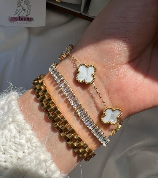 ✨Nyc Tri Gold Stack Set ✨