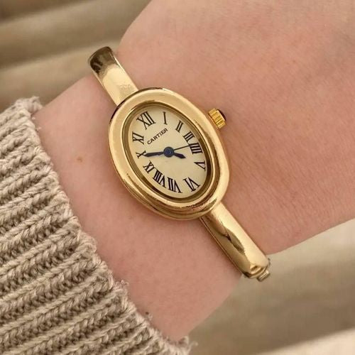 ✨ Carte Gold Dial Classic Cuff Watch ✨