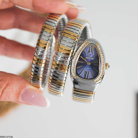 ✨Serpentine Rose Gold Blue Dial Bvlg Watch ✨.