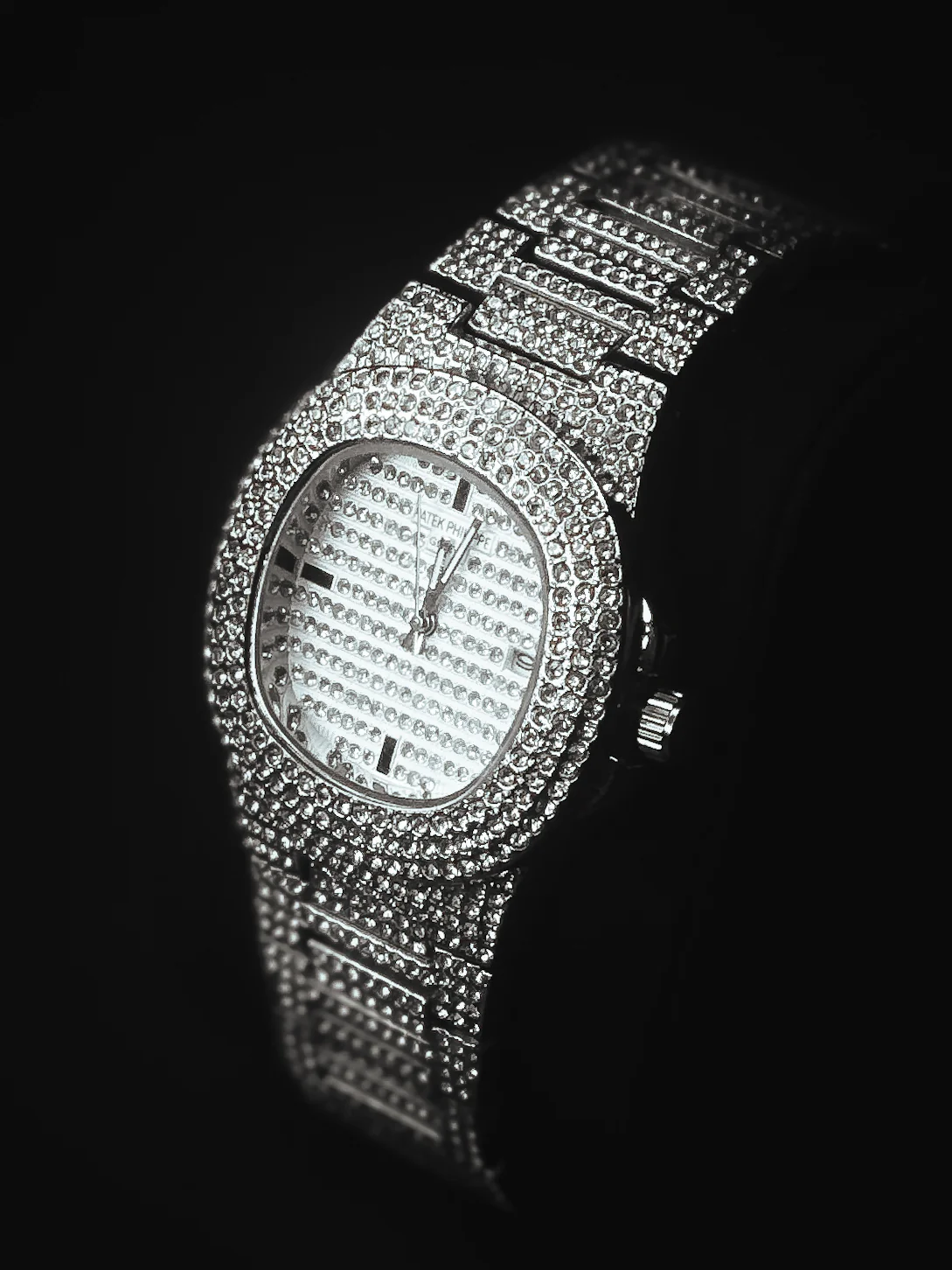 ✨Exclusive Silver Iced Out Watch✨