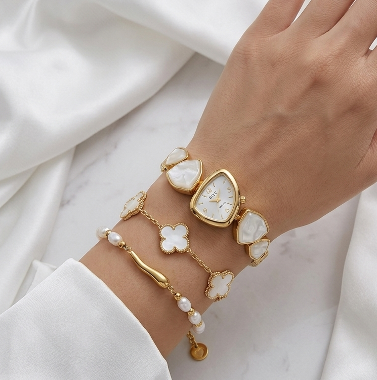 ✨Mother of Pearl Gold Dream Stack ✨