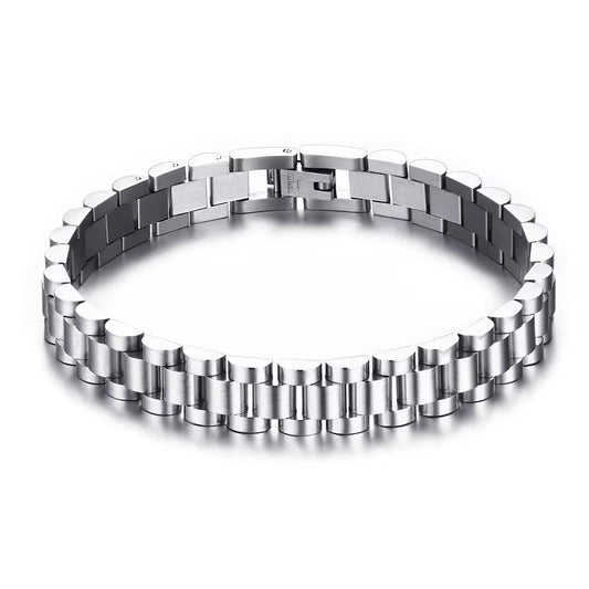 Stainless Steel  Pvd Silver Bracelet