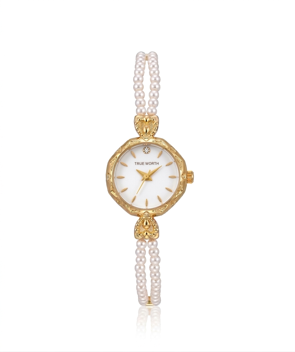 ✨Exclusive Classic Pearl White Dial Watch ✨