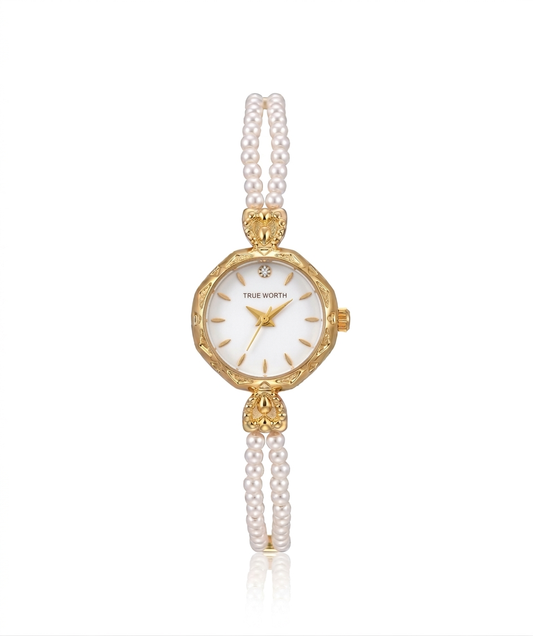 ✨Exclusive Classic Pearl White Dial Watch ✨