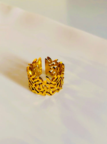 ✨Stainless steel Adjustable Gold Butterfly Ring✨