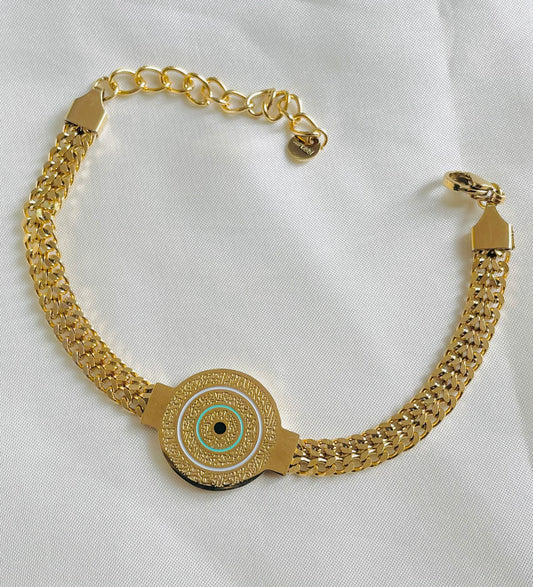 ✨22k Gold Ayat ul Kurai Chain Bracelet ✨