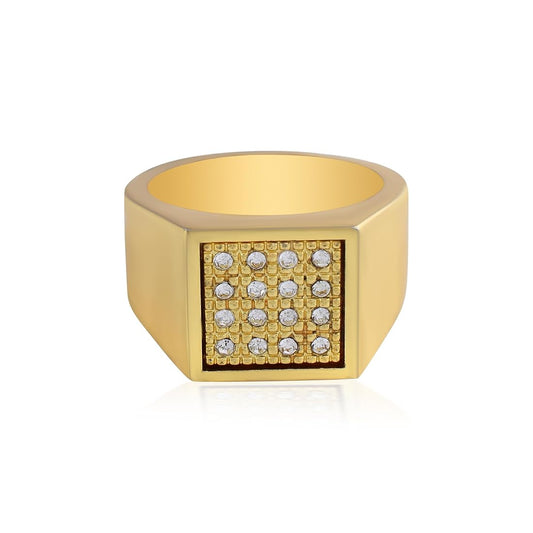 ✨Exquisite Stainless steel Zircona Gold Ring✨