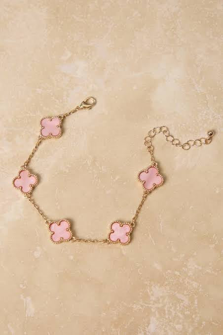 ✨ Stainless steel Gold pink vans Bracelet ✨