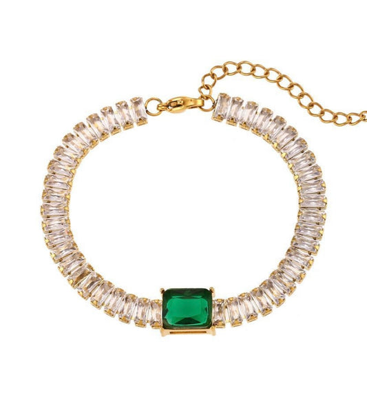 ✨Emerald Zirconium Premium Tennis Bracelet ✨