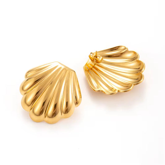 ✨Stainless Steel Gold Shell Earrings ✨