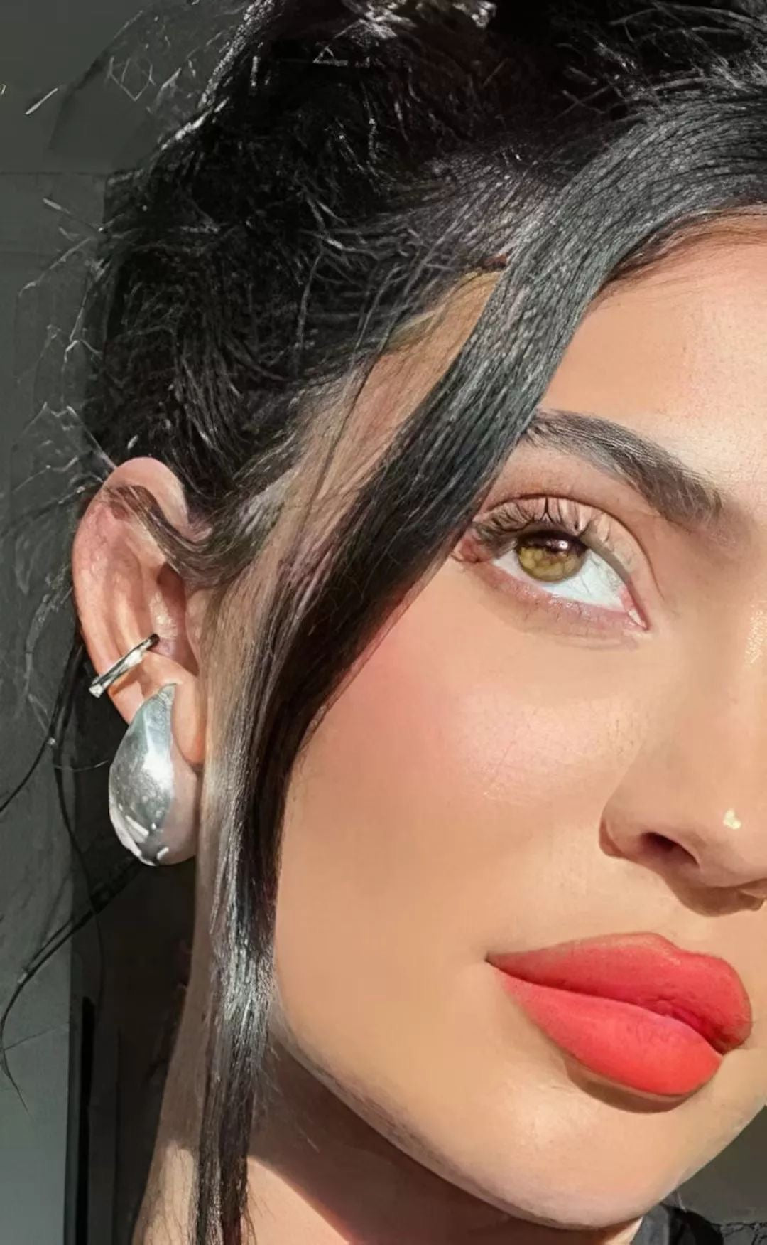 Venne Silver Chunky Hoops