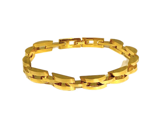 ✨22k Gold stainless steel Pvd Linked bracelet ✨