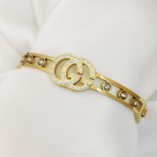 ✨Stainless steel Branded GG Cuff Bracelet ✨