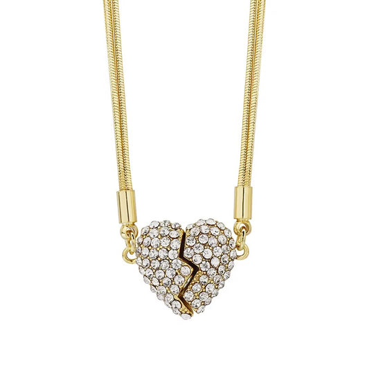 ✨Stainless steel Magnetic Zirconia Heart pendant ✨