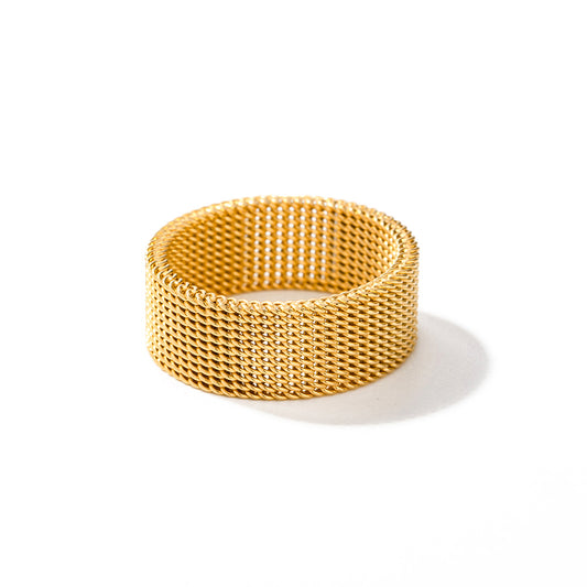 ✨Stainless steel Gold Mesh Ring ✨