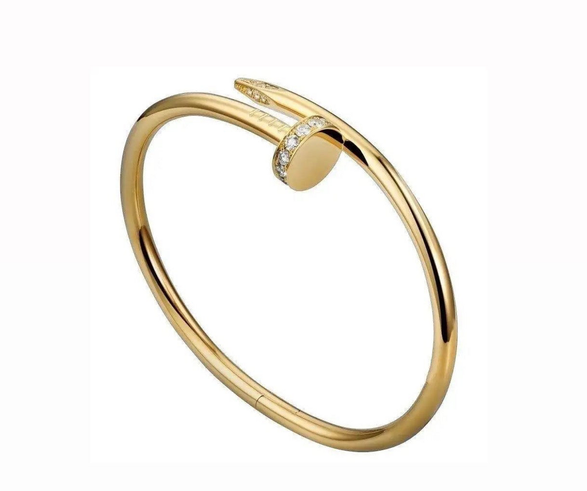 Crystal Nail cuff bracelet