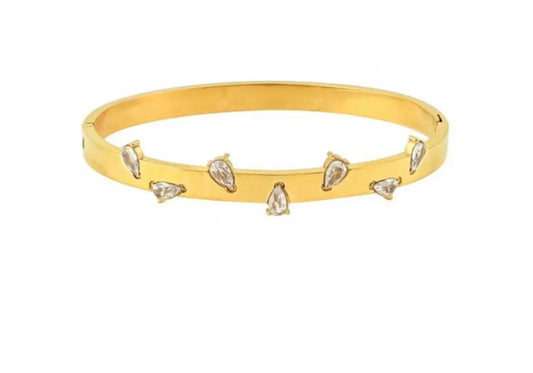 ✨Shiana Diamond Cuff Gold Bracelet ✨