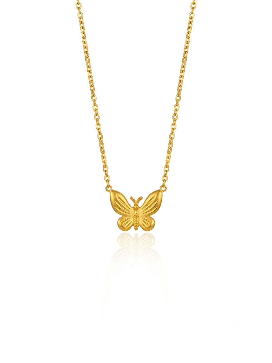 ✨Stainless steel Gold Butterfly pendant ✨