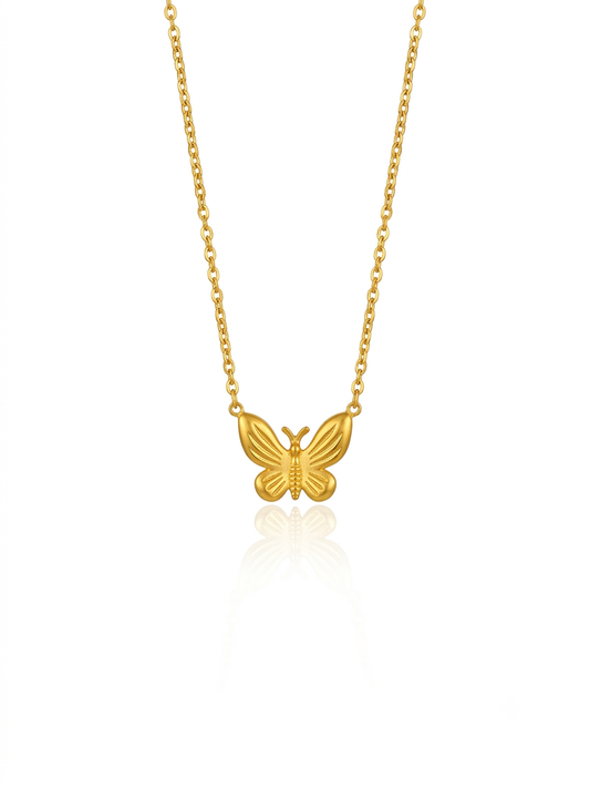✨Stainless steel Gold Butterfly pendant ✨