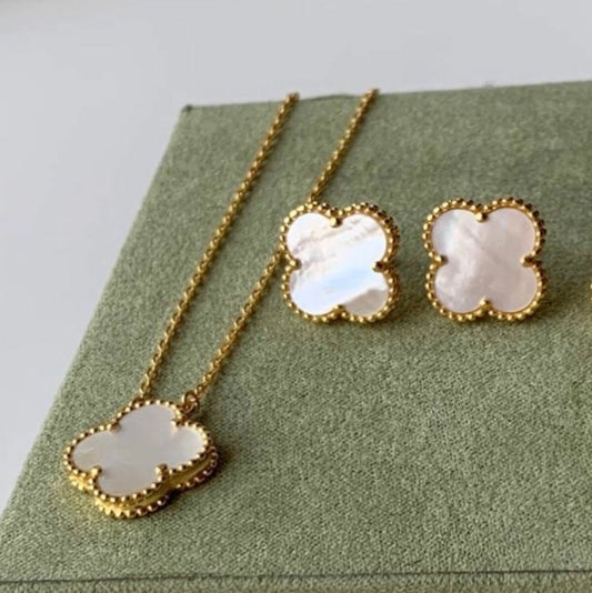 Mother of pearl white set