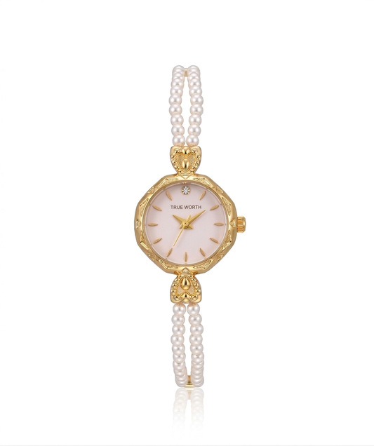✨Exclusive Classic Pearl baby pink Dial Watch✨