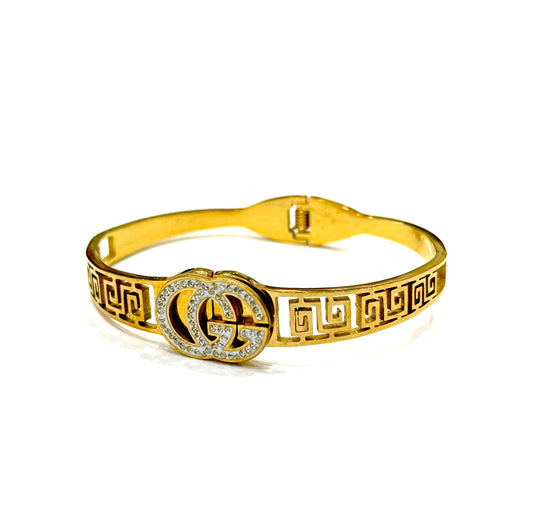 ✨Stainless steel GG Verse Gold Cuff Bracelet ✨