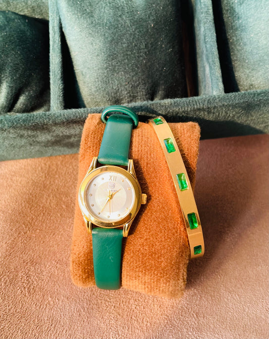 ✨Emerald Gold Stack Set✨
