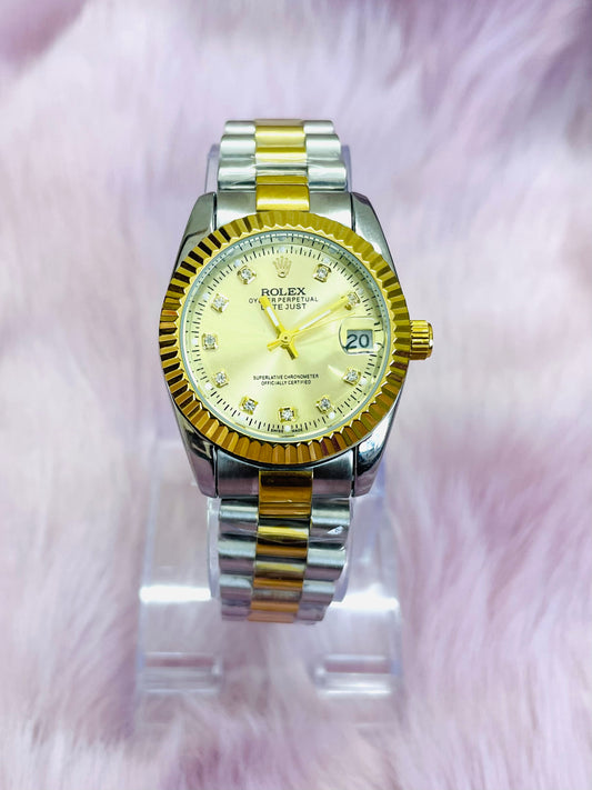 ✨Perpetual Gold Braided SilverXGold Watch ✨