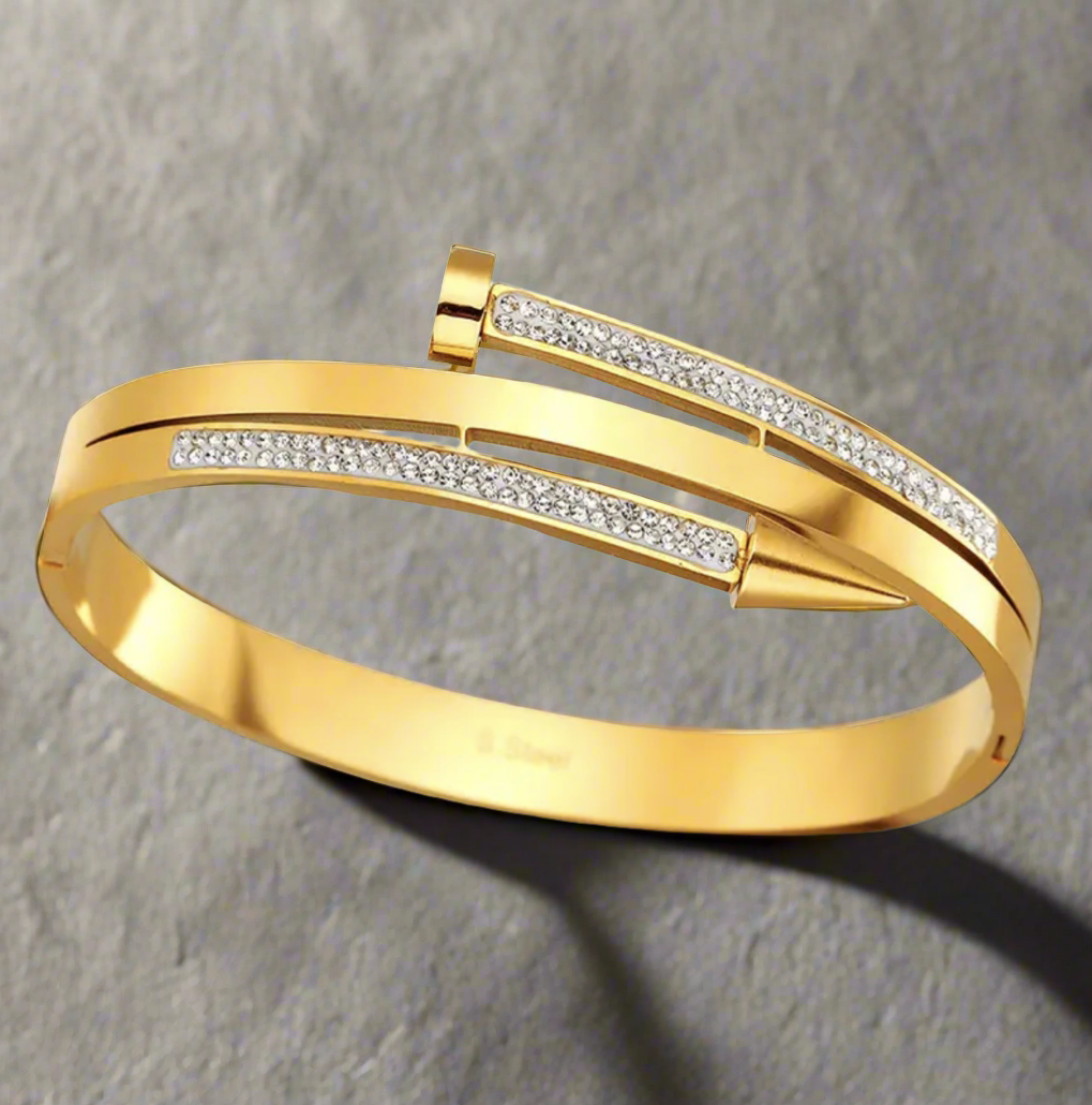 Crystal Nail design bracelet