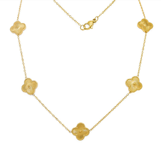 Gold Clovie Necklace ✨