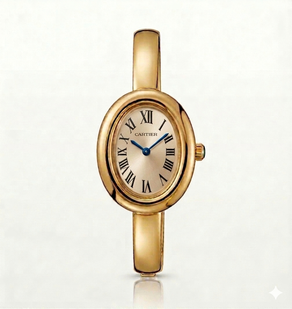 ✨ Carte Gold Dial Classic Cuff Watch ✨