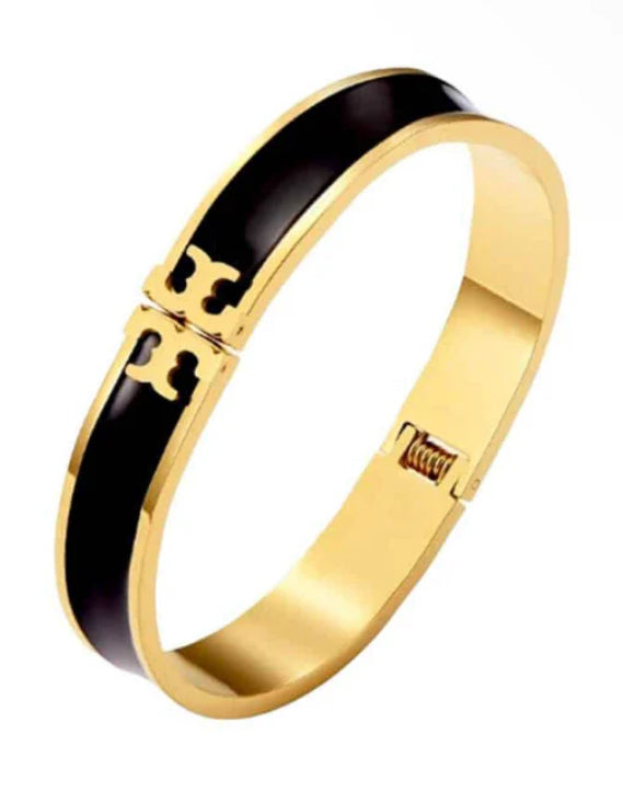 ✨Tory Black Enamel Cuff Bracelet✨