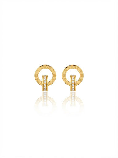 ✨Stainless steel Loop Gold 18k earrings ✨