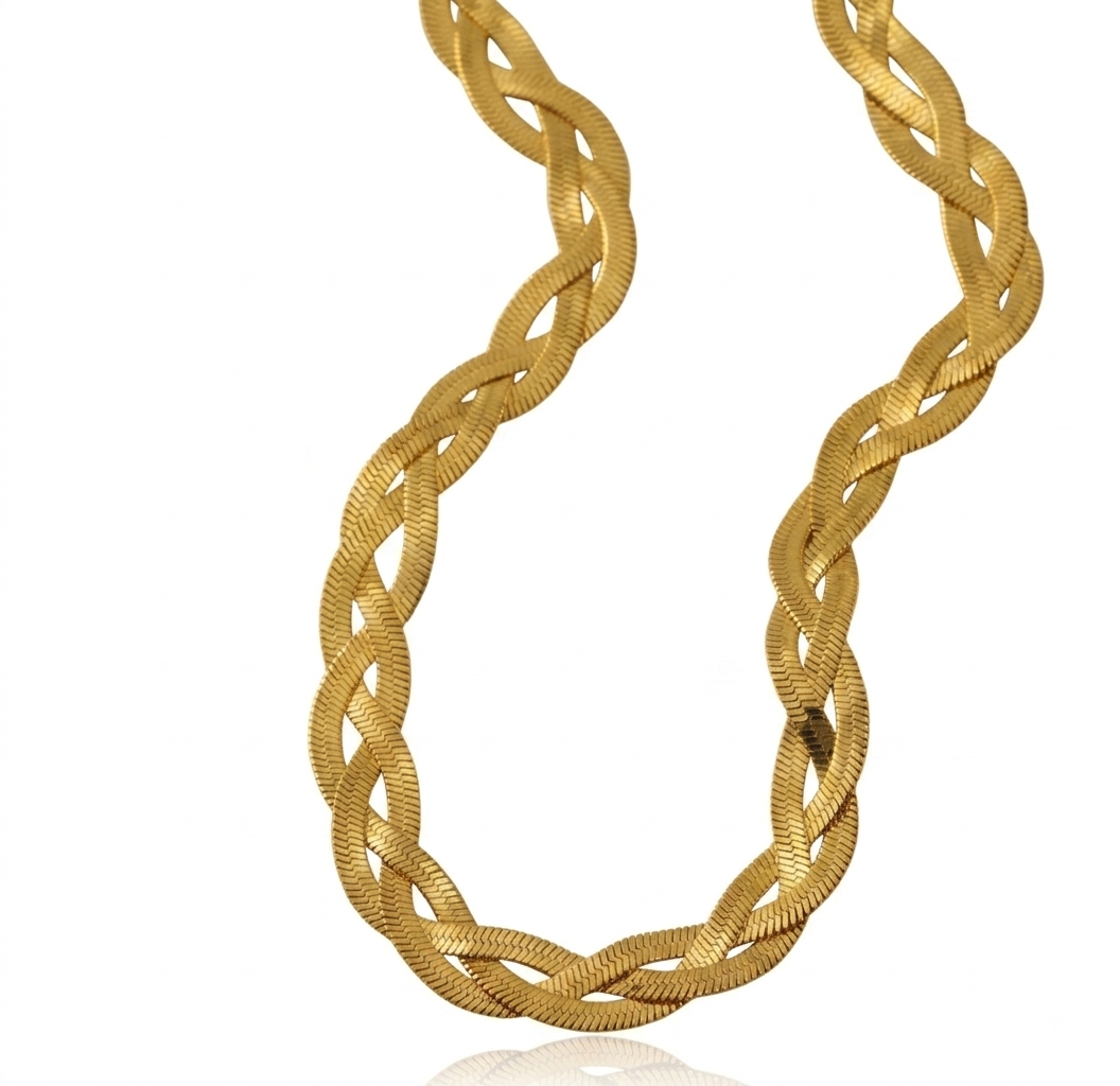 ✨Braided 3 layer snake Chain Necklace ✨