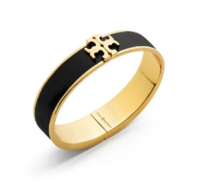 ✨Tory Black Enamel Cuff Bracelet✨