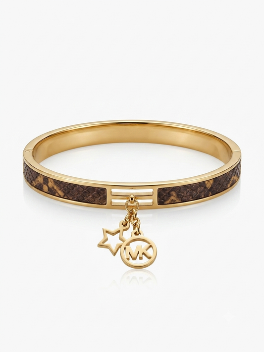 ✨Exclusive Leather Band Charm Cuff bracelet ✨