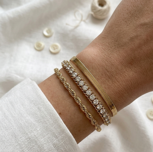 ✨Best Selling 3 Delicate Luster Zirconia Stack ✨