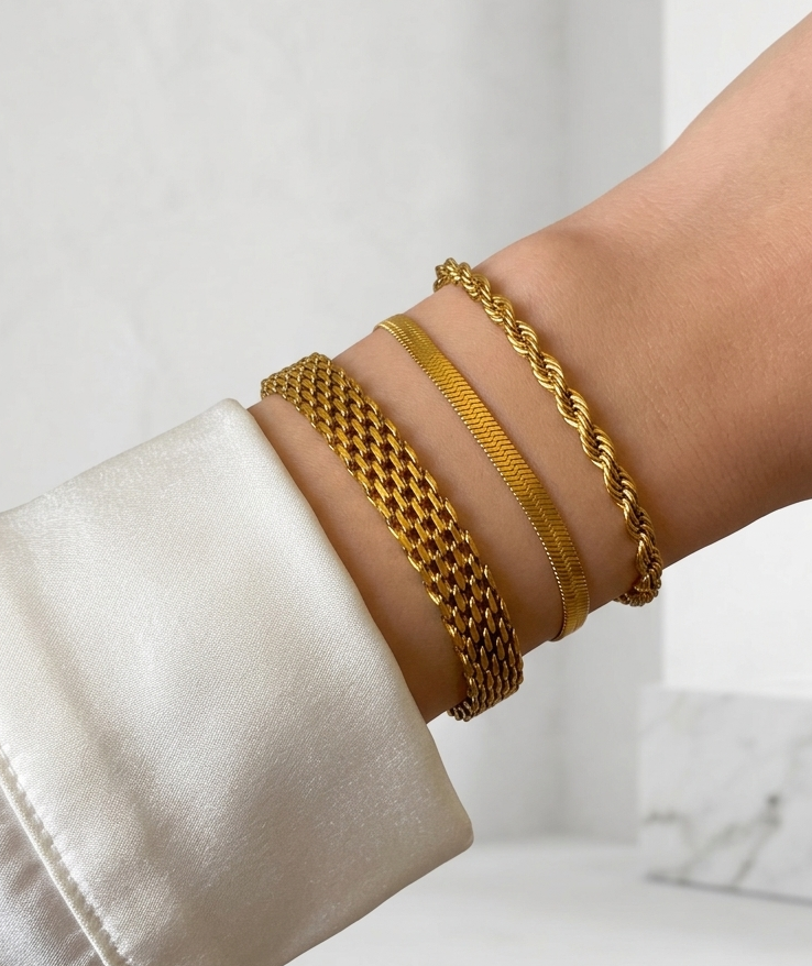 ✨Timeless Everyday Trio Gold Stack ✨