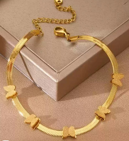 ✨Stainless steel Butterfly Snake Chain Bracelet ✨