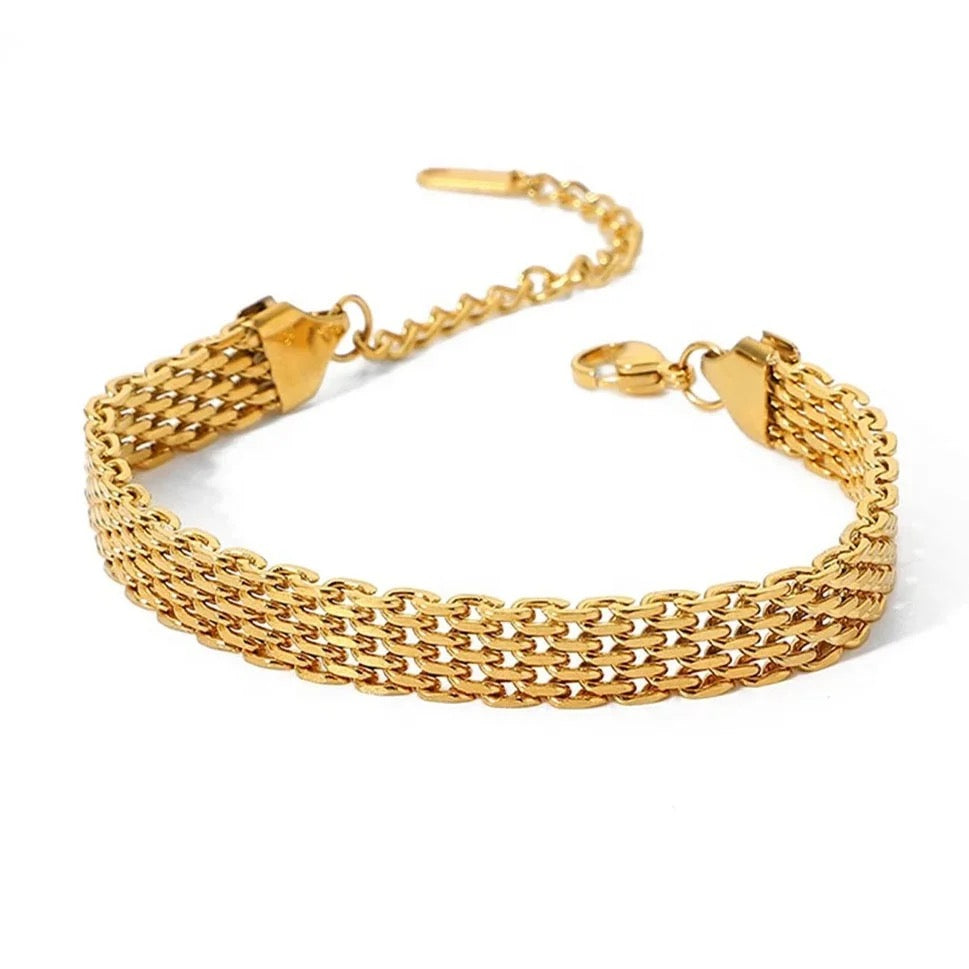 22k Link Chain Bracelet
