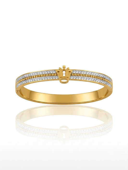 ✨Exclusive Zirconia Studded Rlx Cuff bracelet ✨