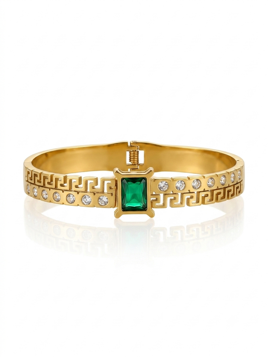 ✨Exclusive Zirconia Emerald Cuff bracelet ✨