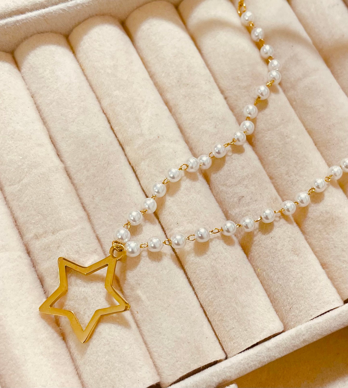 ✨Exquisite pearl Star stainless steel Pendant ✨