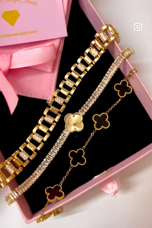 Diamanté vogue clovie stack